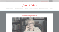 Desktop Screenshot of julia-onken.ch
